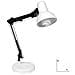 LDT033ARC-BIANCO - Lampada da tavolo moderna di colore bianco 60 watt E27 - Foto miniatura 1