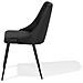 Set Di 2 Sedie Da Pranzo In Ecopelle Nera Valerie - Foto miniatura 11
