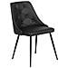 Set Di 2 Sedie Da Pranzo In Ecopelle Nera Valerie - Foto miniatura 5