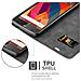 Custodia Compatibile Con Zte Blade L5 In Bruno Caffè - Coperchio Protettiva Con Chiusura Magnetica, Funzione Stand E Tasca Per Le Carte - Foto miniatura 5