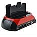 Docking Station 2 Hard Disk 2.5 3.5 Sata Ide E-sata Usb 2.0 3.0 E Lettore Hdd Sd - Foto miniatura 1