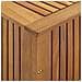 Baule da Giardino 90x50x58 cm in Legno Massello di Acacia - Foto miniatura 2