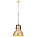 Lampada A Sospensione Industriale 25 W Ottone Rotonda 40 Cm E27 - Foto miniatura 8