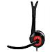 Auricolare Stereo, On-ear, Cavo Da 1,8 M, 4 Pin Da 3,5 Mm, Nero / rosso - Foto miniatura 4
