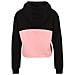 Felpa Con Cappuccio Damita Hoody Fitness Donna - Black-peony-bright White M - Foto miniatura 1