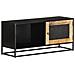 Mobile Porta TV 90x30x40 cm in Legno di Mango Grezzo - Foto miniatura 5