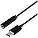 A109-0385 cavo per cellulare Nero 0,15 m USB C 3,5 mm - Foto miniatura 1
