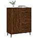 Credenza Rovere Marrone 69,5x34x90 Cm In Legno Multistrato - Foto miniatura 3