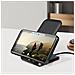 Caricabatterie A Induzione Wireless Qi 15w Con Supporto Regolabile Nero - Foto miniatura 3
