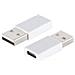 Bs14-05031 Adattatore Per Inversione Del Genere Dei Cavi Usb A Usb C Bianco - Foto miniatura 1