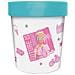 Bicchiere Bianco Azzurro E Rosa Per Bambini In Plastica Barbie 260 Ml Con Base Antiscivolo - Foto miniatura 1