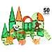 Set Di Gioco Magnetico Da 50 Pezzi - Modello Giungla, Verde - Foto miniatura 1