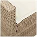 Divano da Giardino con Cuscini a 5 Posti Beige in Polyrattan - Foto miniatura 7
