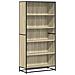 Libreria Rovere Sonoma 80,5x35x170,5 Cm In Truciolato - Foto miniatura 2