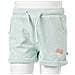 Pantaloncini per Bambini con Coulisse Menta Chiaro Misto 140 - Foto miniatura 8