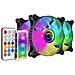 Kit Ventola per PC MF3DKIT ARGB x3 120 mm Nero - Foto miniatura 4