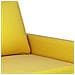 Set di Divani 3 pz con Cuscini giallo in Velluto - Foto miniatura 5