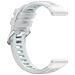 Cinturino In Gelatina Per Garmin Forerunner 570 20mm White - Foto miniatura 3