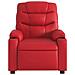 Poltrona Massaggiante Reclinabile Rossa in Similpelle - Foto miniatura 7