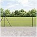 Recinzione a maglie con base in cemento 25 x 1 m Grigio Rete - Foto miniatura 2