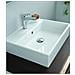 Lavabo D'appoggio 50x42 Cm Mod La64 Bianco - Foto miniatura 2
