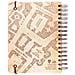 Blocco Note A5 Rigido A Spirale 180 Pagine Motivo Mappa Del Malandrino, Beige - Foto miniatura 4