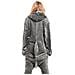 Pigiama Da Donna Tuta Kigurumi Costume Onesie Squalo Grigio 145-155 Cm S - Foto miniatura 2