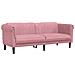 Set di Divani 3 pz Rosa in Velluto - Foto miniatura 6