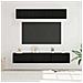 Set mobile TV 5 pcs Rovere Nero Media 80 x 30 x 30.5 cm - Foto miniatura 2