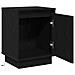 Armadio da Notte 2 pcs Nero 39 x 34.5 x 50 cm Legno multistrato - Foto miniatura 6
