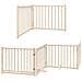 Cancello per Cani Porta Pieghevole 8 Pannelli 640 cm in Pioppo - Foto miniatura 3