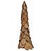 Albero di Natale Marrone 110 cm Legno massello di teak - Foto miniatura 5