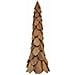 Albero di Natale Marrone 110 cm Legno massello di teak - Foto miniatura 6