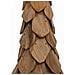 Albero di Natale Marrone 110 cm Legno massello di teak - Foto miniatura 8