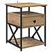 Armadio da Notte 2 pcs rovere artigianale 40 x 42 x 55 cm - Foto miniatura 6