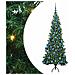 Albero di Natale Artificiale Angolare con 300 LED Verde 180 cm - Foto miniatura 1
