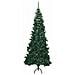 Albero di Natale Artificiale Angolare con 300 LED Verde 180 cm - Foto miniatura 5