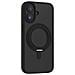 Cover per iPhone 17 - TPU+PC, Nero, Con Soporte - Foto miniatura 1
