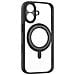 Cover per iPhone 17 - TPU+PC, Nero, Con Soporte - Foto miniatura 3