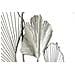 Decorazione In Metallo 3d Foglia 47-argento-metallo-62x4x86 Cm - Foto miniatura 3