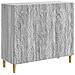 Credenza Sonoma grigio 89 x 34,5 x 80 cm Legno ingegnerizzato - Foto miniatura 1