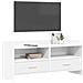 Mobile TV 100 x 33 x 47 cm Bianco Legno ingegnerizzato - Foto miniatura 2
