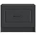 Tavolino da salotto Nero 49 x 50 x 37 cm Legno ingegnerizzato - Foto miniatura 4