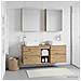 Set di mobili per il bagno 5 pcs Rovere Artigianale - Foto miniatura 2