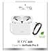 Custodia Airpods Pro 3 In Silicone Bianco Puro - Foto miniatura 2