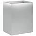 Vaso da giardino 2 pz Argento 40 x 30 x 40 cm Acciaio zincato - Foto miniatura 3