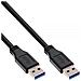 2.0m USB 3.0 2m USB A USB A Nero cavo USB - Foto miniatura 1
