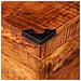 Cassa Di Legno Ruvido Mango Quadrata - Foto miniatura 5