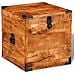 Cassa Di Legno Ruvido Mango Quadrata - Foto miniatura 7