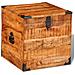 Cassa Di Legno Ruvido Mango Quadrata - Foto miniatura 8